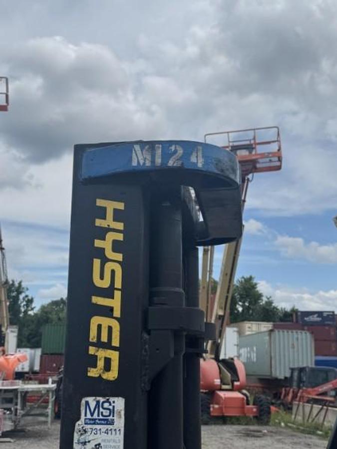 Used 2002 LP Gas Hyster S-155XL2 Cushion Tire 4 Wheel Sit Down (Indoor Warehouse)