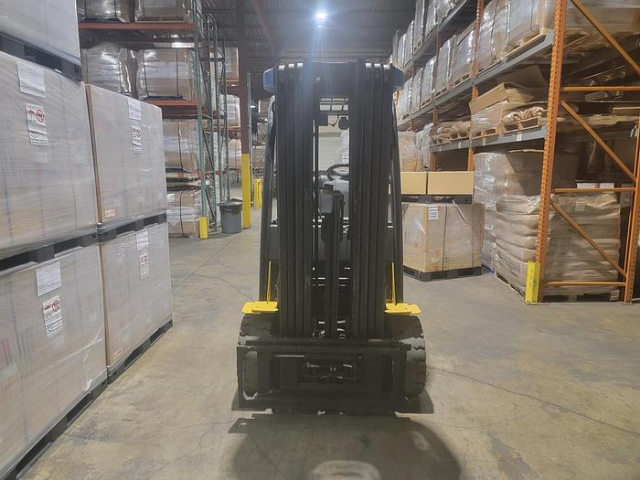 Used 2008 LP Gas Yale GLC060VXNGSQ084 Cushion Tire 4 Wheel Sit Down (Indoor Warehouse)