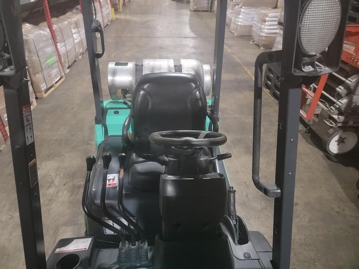 Used 2017 LP Gas Mitsubishi FGC18N Cushion Tire 4 Wheel Sit Down (Indoor Warehouse)