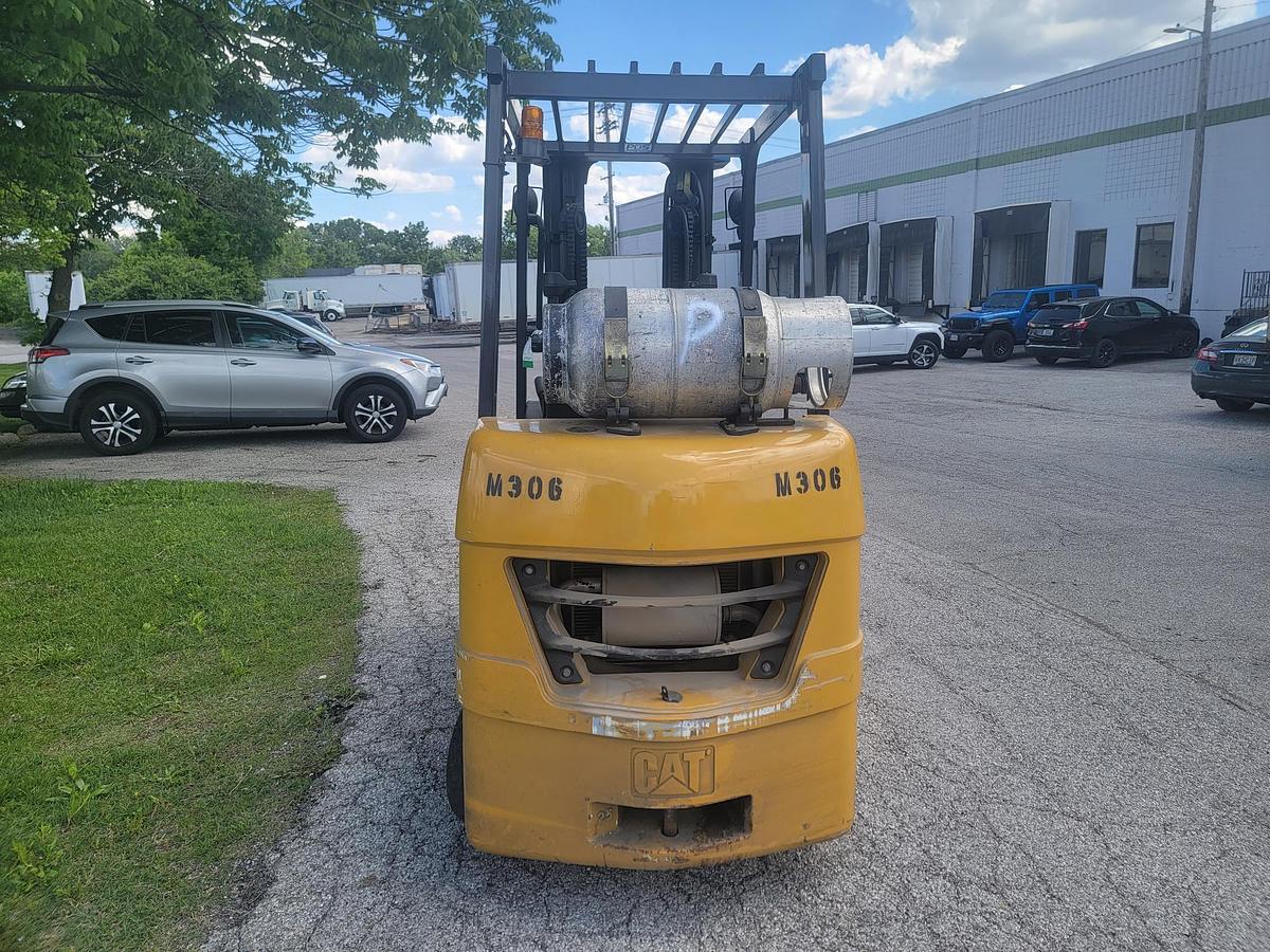 Used 2016 LP Gas Cat C5000 Cushion Tire 4 Wheel Sit Down (Indoor Warehouse)