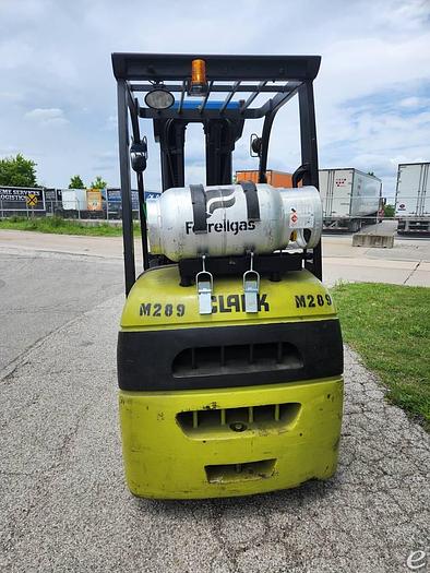 Used 2014 LP Gas Clark C25CL Cushion Tire 4 Wheel Sit Down (Indoor Warehouse)