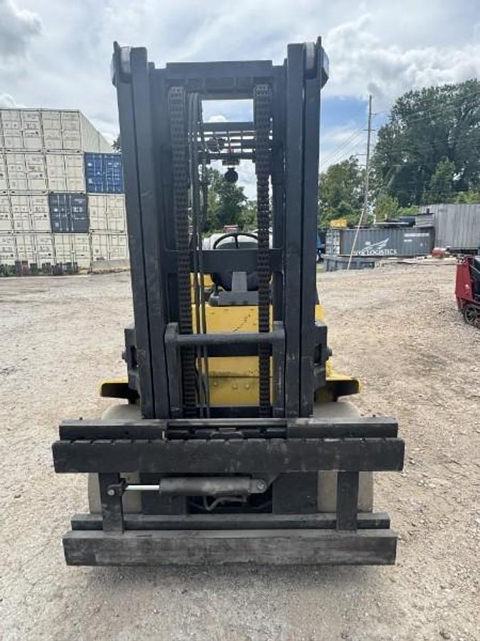 Used 2002 LP Gas Hyster S-155XL2 Cushion Tire 4 Wheel Sit Down (Indoor Warehouse)