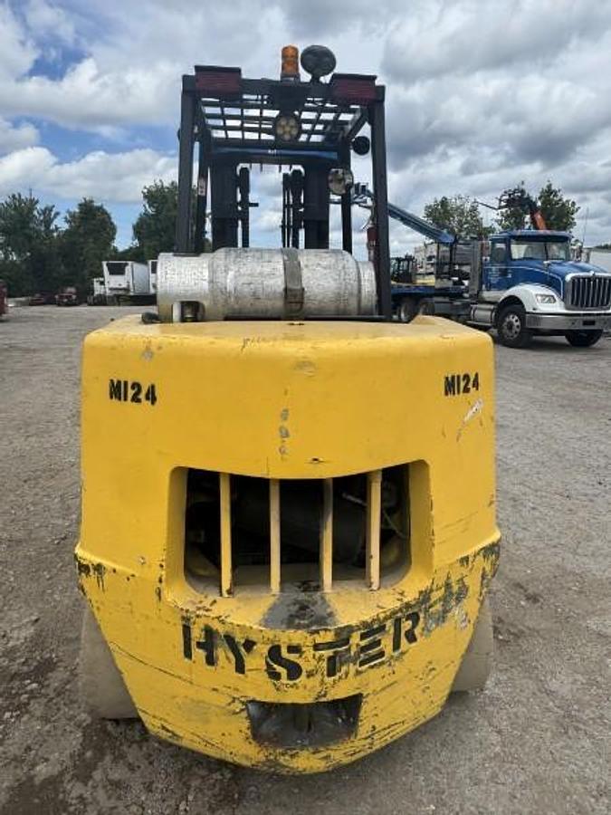 Used 2002 LP Gas Hyster S-155XL2 Cushion Tire 4 Wheel Sit Down (Indoor Warehouse)