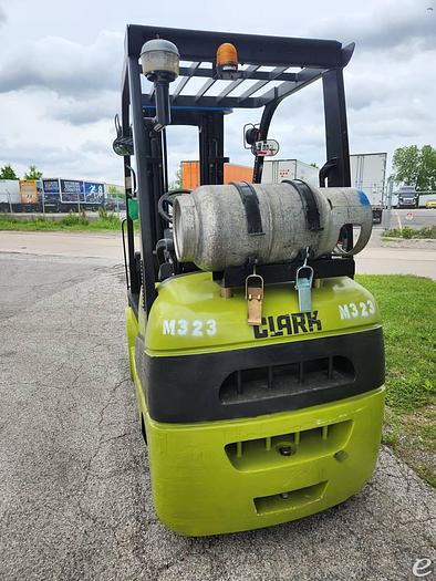 Used 2018 LP Gas Clark C25CL-U01178 Cushion Tire 4 Wheel Sit Down (Indoor Warehouse)