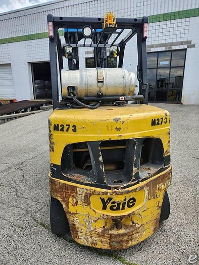 Used 2014 LP Gas Yale GC100VX Cushion Tire 4 Wheel Sit Down (Indoor Warehouse)