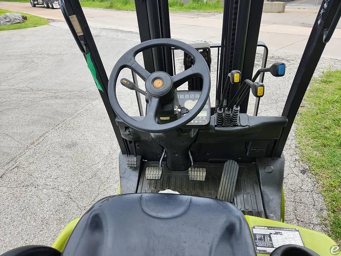 Used 2018 LP Gas Clark C25CL-U01178 Cushion Tire 4 Wheel Sit Down (Indoor Warehouse)