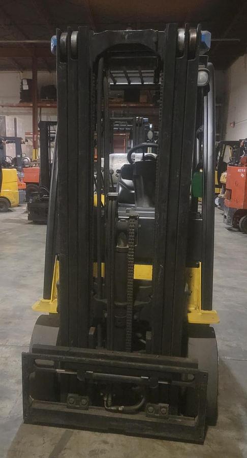 Used 2010 LP Gas Yale GLC050 Cushion Tire 4 Wheel Sit Down (Indoor Warehouse)