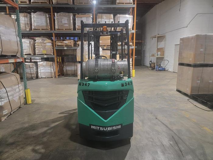 Used 2010 LP Gas Mitsubishi FGC18N Pneumatic Tire 4 Wheel Sit Down