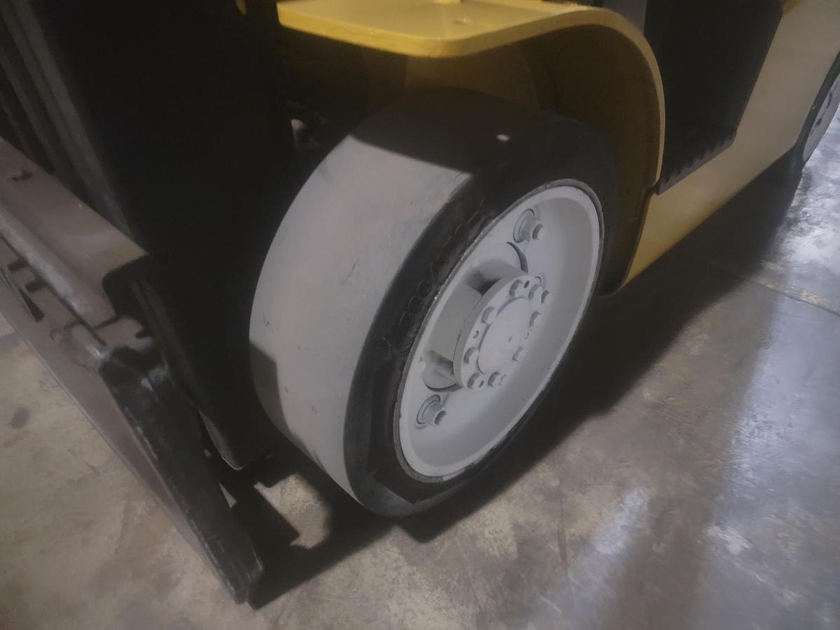 Used 2010 LP Gas Yale GLC050 Cushion Tire 4 Wheel Sit Down (Indoor Warehouse)