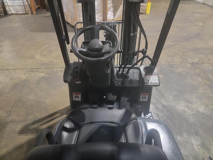 Used 2010 LP Gas Mitsubishi FGC18N Pneumatic Tire 4 Wheel Sit Down