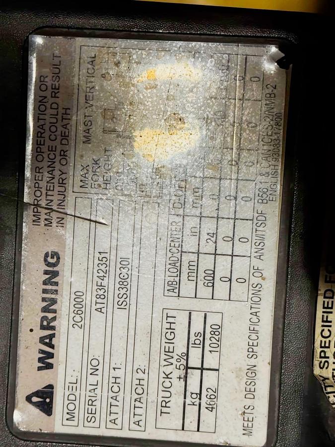 Used 2018 Cat 2C6000