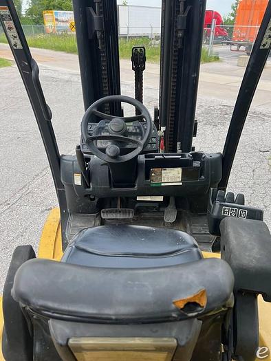 Used 2007 LP Gas Yale GLC080VNXGQ090 Cushion Tire 4 Wheel Sit Down (Indoor Warehouse)