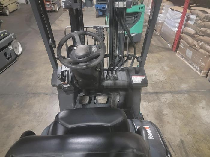 Used 2017 LP Gas Mitsubishi FGC18N Cushion Tire 4 Wheel Sit Down (Indoor Warehouse)