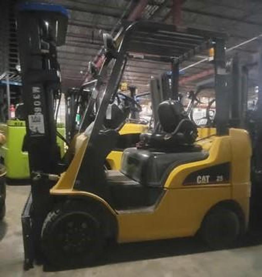 Used 2016 LP Gas Cat C5000 Cushion Tire 4 Wheel Sit Down (Indoor Warehouse)