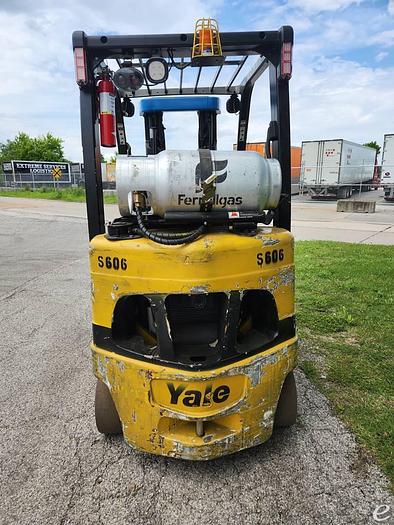 Used 2016 LP Gas Yale GLC050VXNDSE083 Cushion Tire 4 Wheel Sit Down (Indoor Warehouse)