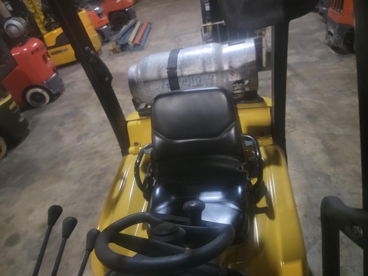 Used 2010 LP Gas Yale GLC050 Cushion Tire 4 Wheel Sit Down (Indoor Warehouse)