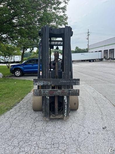 Used 2007 LP Gas Yale GLC080VNXGQ090 Cushion Tire 4 Wheel Sit Down (Indoor Warehouse)