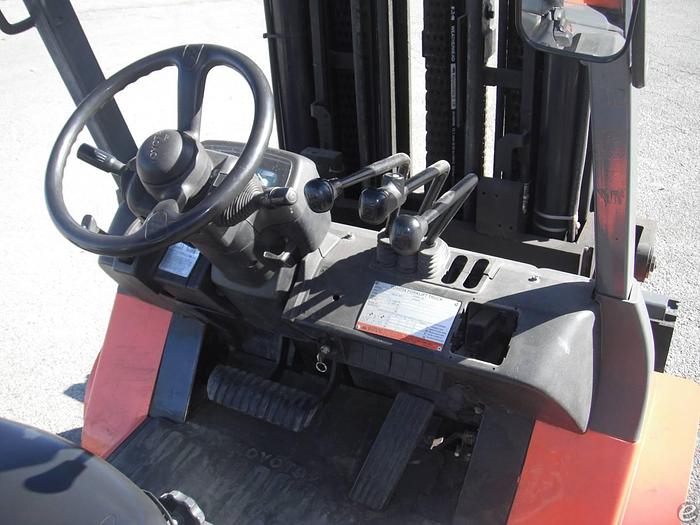 Used 2006 LP Gas Toyota 7FGCU45-BCS Cushion Tire 4 Wheel Sit Down (Indoor Warehouse)