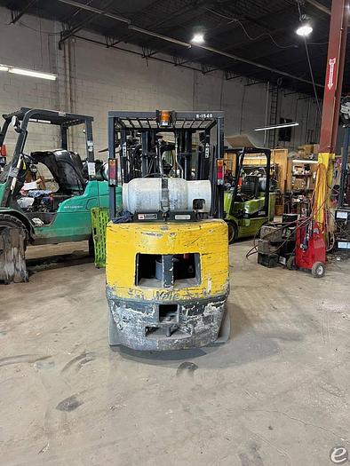 Used 1998 LP Gas Yale GLC050TGNUAE Cushion Tire 4 Wheel Sit Down (Indoor Warehouse)