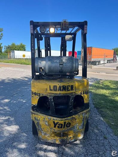 Used 2014 LP Gas Yale GLC060VXNVAV086 Cushion Tire 4 Wheel Sit Down (Indoor Warehouse)
