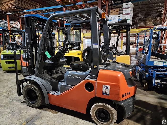 Used 2013 LP Gas Toyota 8FGU25 Cushion Tire 4 Wheel Sit Down (Indoor Warehouse)