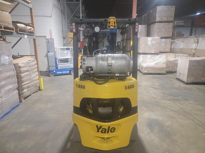 Used 2016 LP Gas Yale GLC050VXNDSE083 Cushion Tire 4 Wheel Sit Down (Indoor Warehouse)