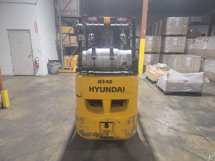 Used 2019 LP Gas Hyundai 30LC-7A Pneumatic Tire 4 Wheel Sit Down