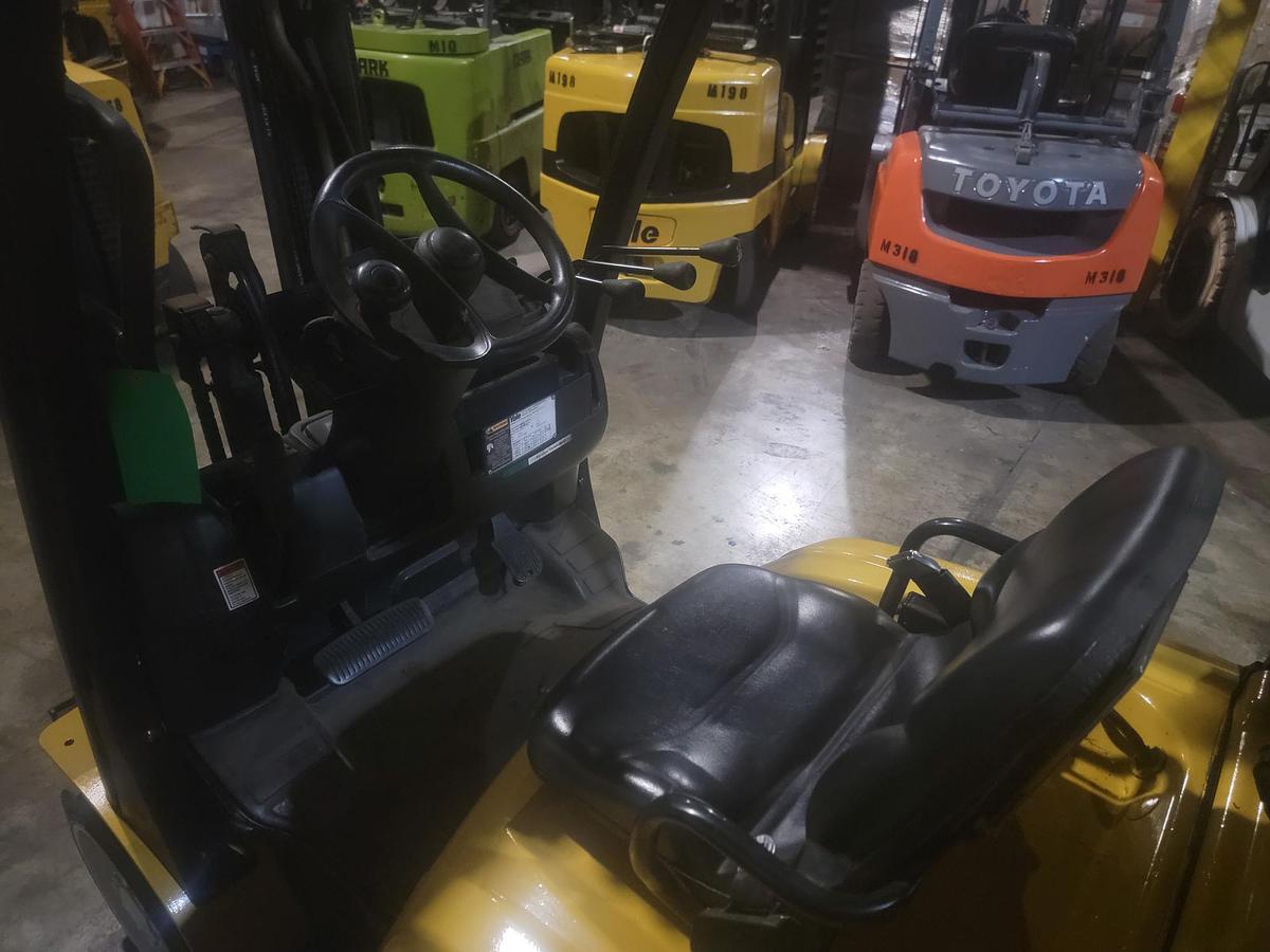 Used 2010 LP Gas Yale GLC050 Cushion Tire 4 Wheel Sit Down (Indoor Warehouse)