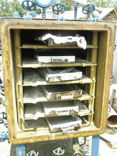 Used Dryer, Tray, Vacuum, 30 SF, 5 Trays, Coated, Stokes #S735018