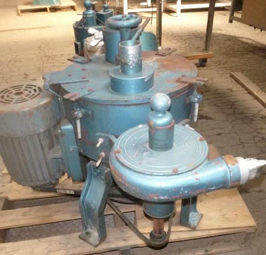 Used Grinder, Mill, Roller, 7 Gallon, 15" Dia, 1 HP #S744006