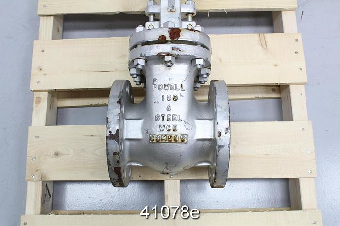 Used Powell 4" Globe Valve #41078