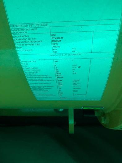 Caterpillar generators Marine Tier II with class certificates