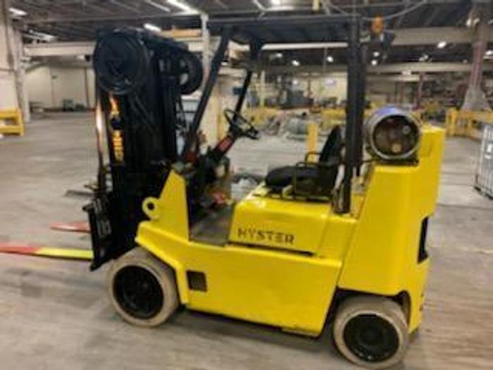 Used 8,000 POUND CAPACITY HYSTER MODEL S80XLBCS FORKLIFT BOX CAR SPECIAL SIDESHIFT