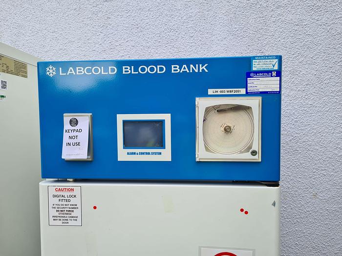 Used Labcold Blood Bank RDBB11601 Laboratory Refrigerator