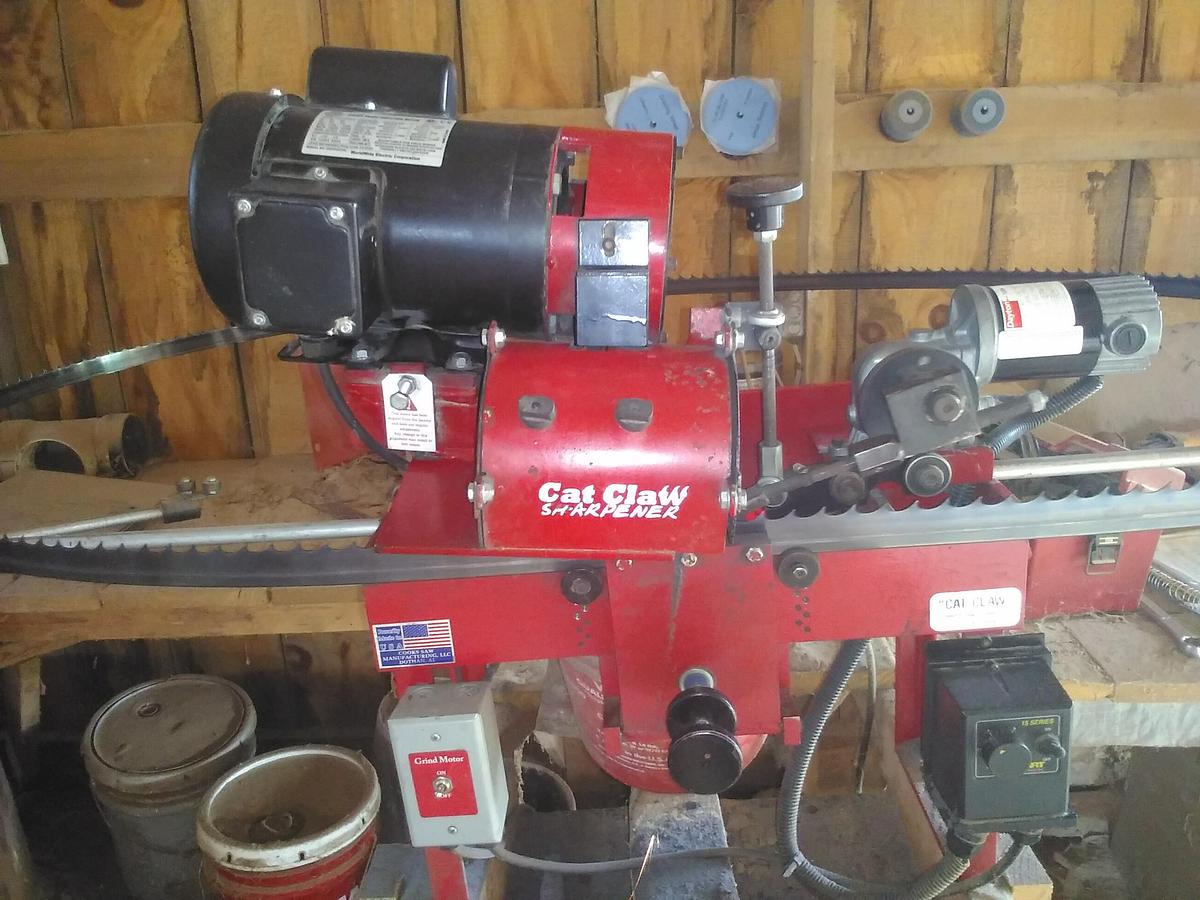 Used A Cooks Cat Claw Sharpener & and a Cooks dual tooth setter