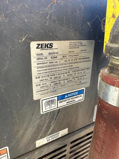 Used Zeks Air Compressor Water Separator