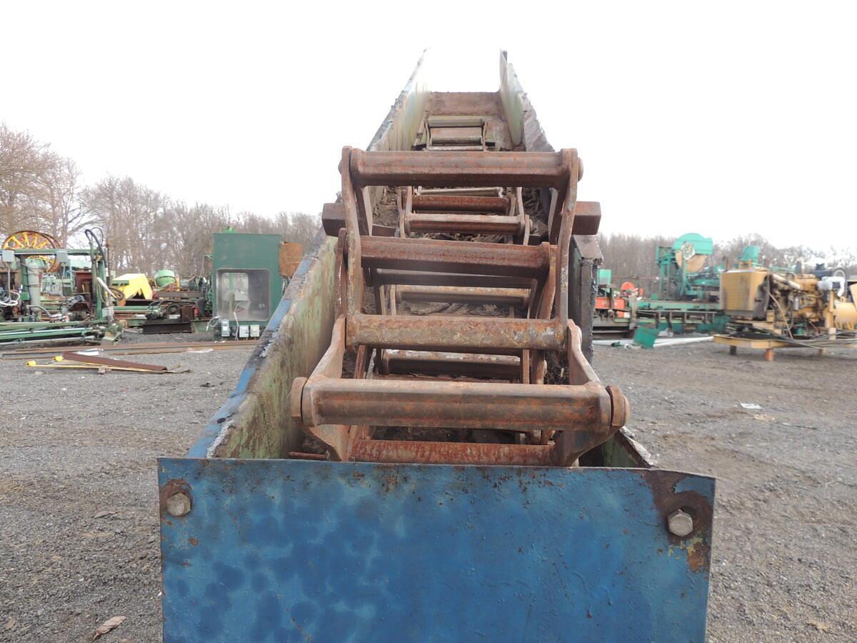 Used waste conveyor