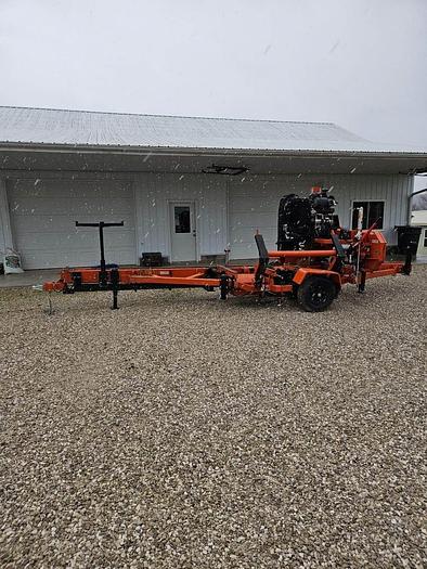 Used Wood-Mizer LT70 Super Wide Hydraulic Portable Band Mill