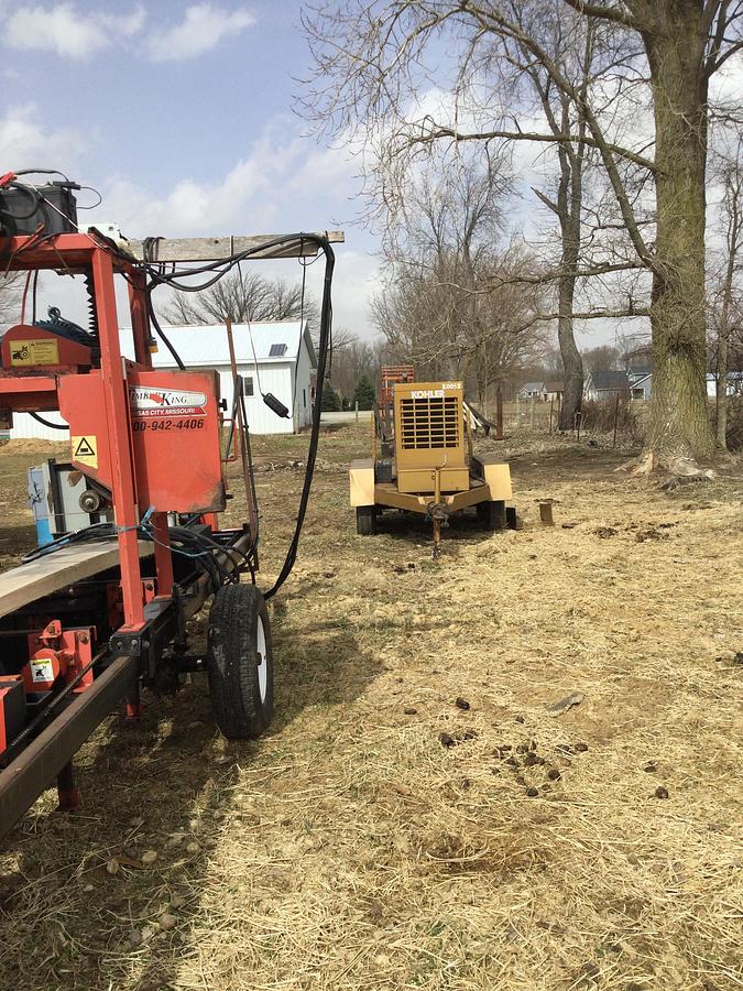 Used Timber King B20 Bandmill, Edger, 30KW Genset