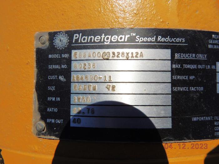 Used Planetgear Gearbox
