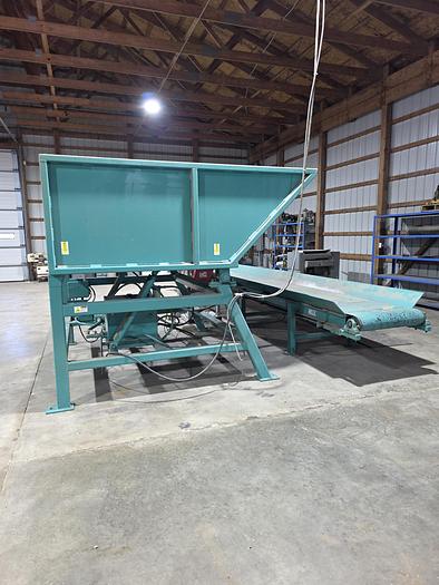 Used Firewood Bundling Conveyor