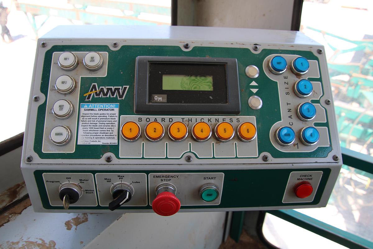 Used LT300 Wood-Mizer Thin Kerf Head Rig w/Cab & Conveyor