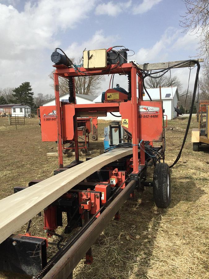 Used Timber King B20 Bandmill, Edger, 30KW Genset