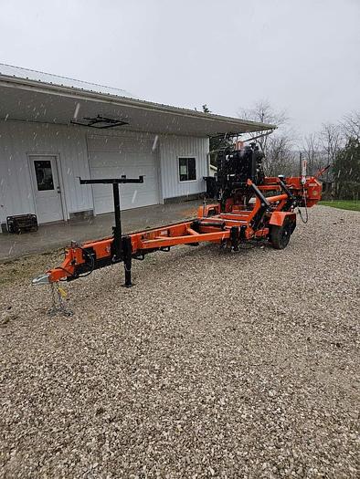 Used Wood-Mizer LT70 Super Wide Hydraulic Portable Band Mill