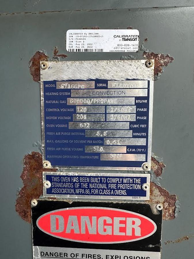 Used Baker Furnace Dry Kilns