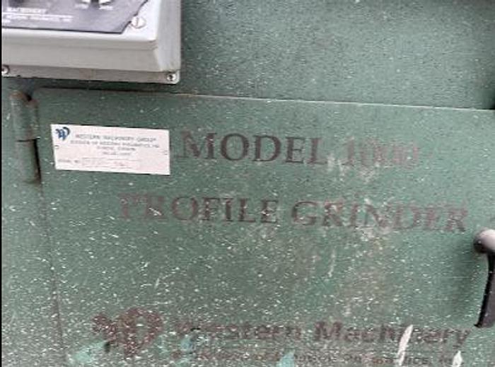 Used Western Machinery Group Profile Grinder