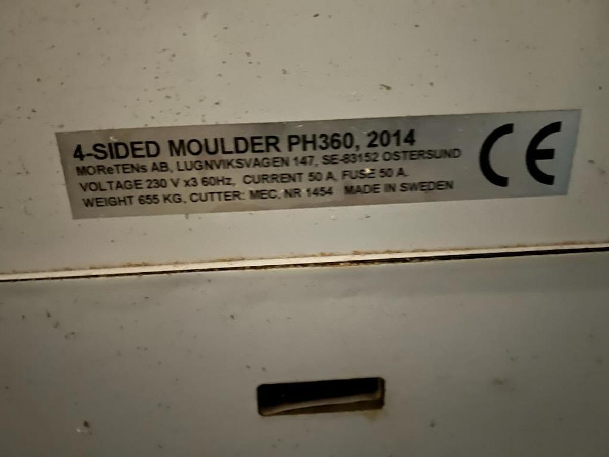 Used 4 Sided Moulder Planer PH360
