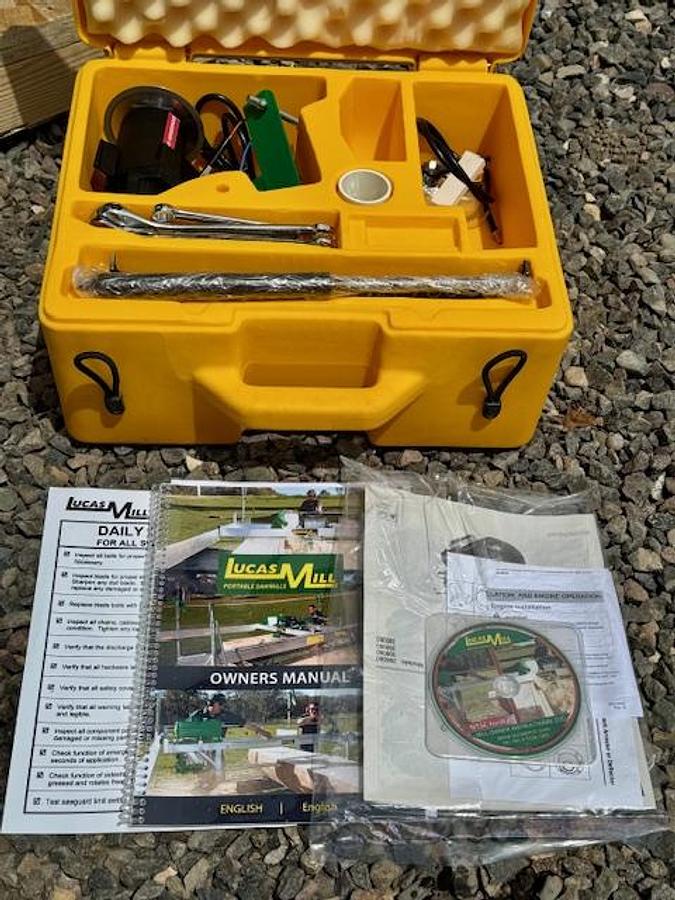 Used New Lucas Circular Swing-Blade Mill