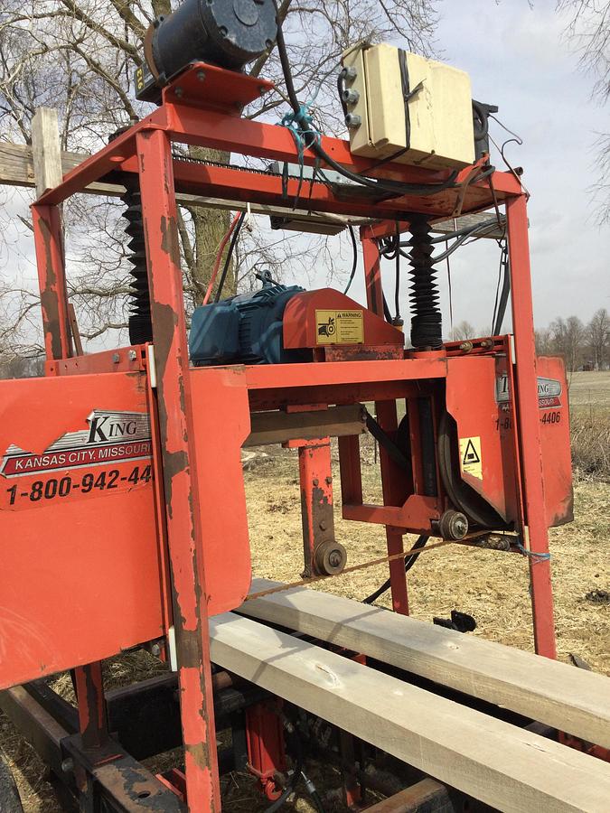 Used Timber King B20 Bandmill, Edger, 30KW Genset