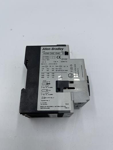 Used Allen-Bradley 140M-D8E-B40 Ser B 